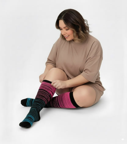 Varistride™ Calze a Compressione a Righe