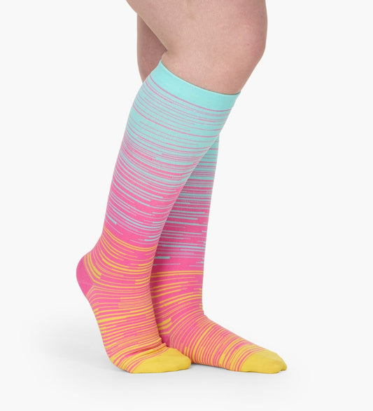 Varistride™ Calze a Compressione a Righe